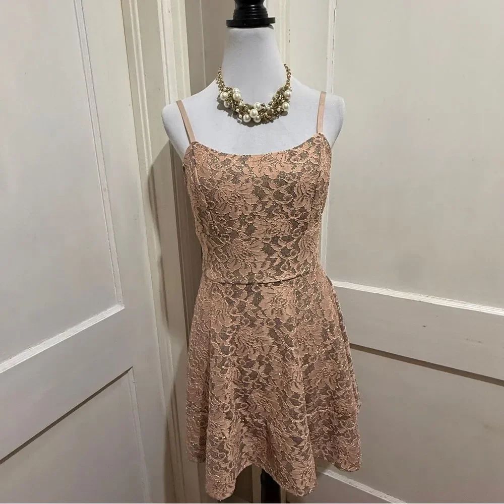 Windsor sparkly lace, heavy weight cocktail dress semi formal